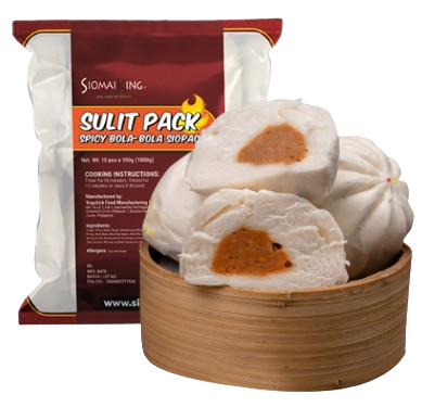 SK SULIT PACK SPICY BOLA BOLA SIOPAO W/SAUCE (FROZEN)