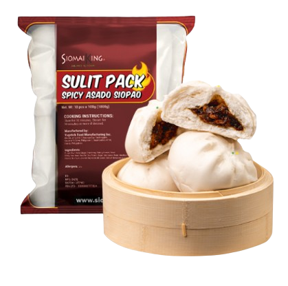 SK SULIT PACK SPICY ASADO SIOPAO W/SAUCE (FROZEN)