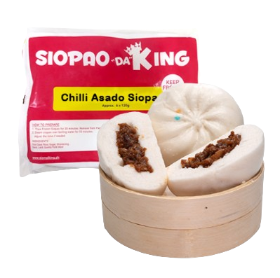 SPK CHILI ASADO SIOPAO with SAUCE (FROZEN)