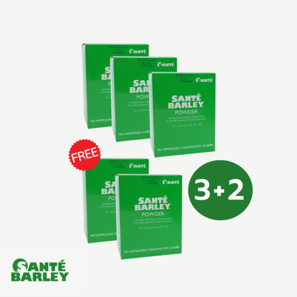 3+2 Santé Barley Powder (10 Sachets)