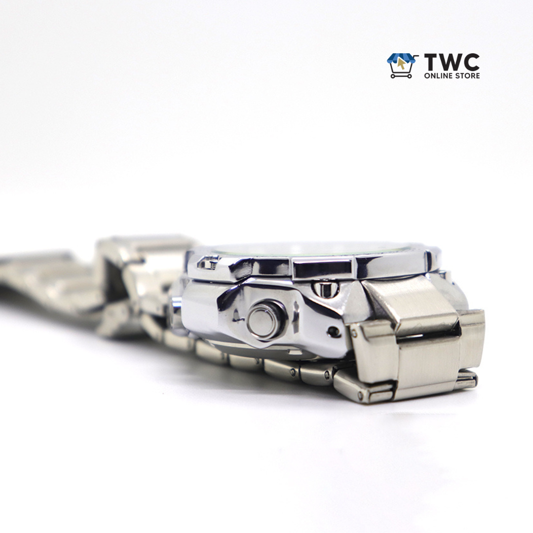 Gsteel Men's Watch (Silver And Red Timeface) Gst006 - Image 3