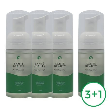 Sante Beauty Facial Foam Wash 3+1