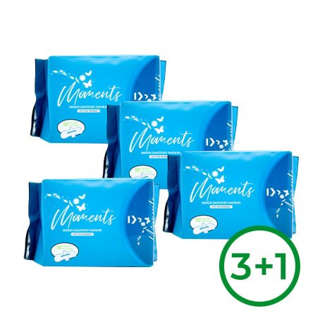 Moments Sanitary Napkin (Day) 3 + 1
