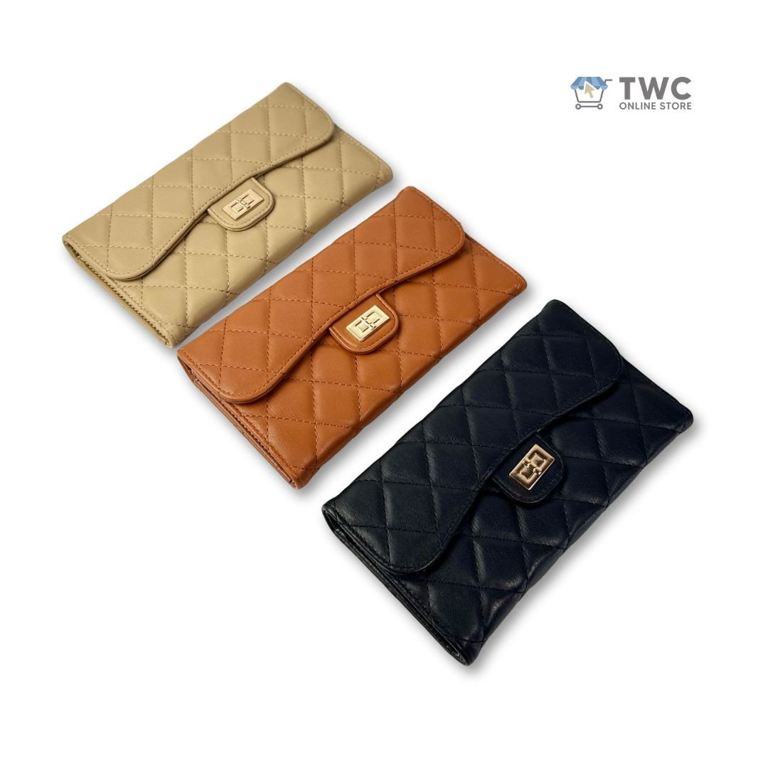 Ava Clutch Wallet (Beige) - Image 5