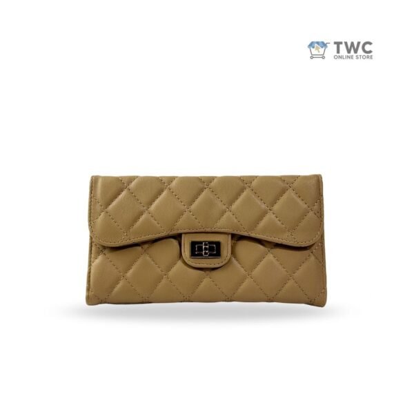 Ava Clutch Wallet (Beige)
