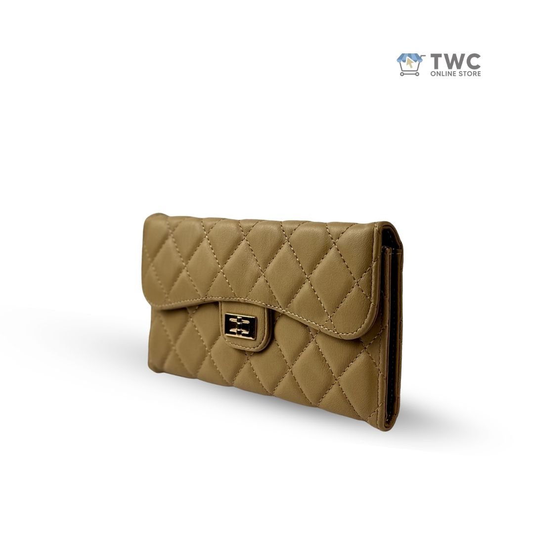 Ava Clutch Wallet (Beige) - Image 3