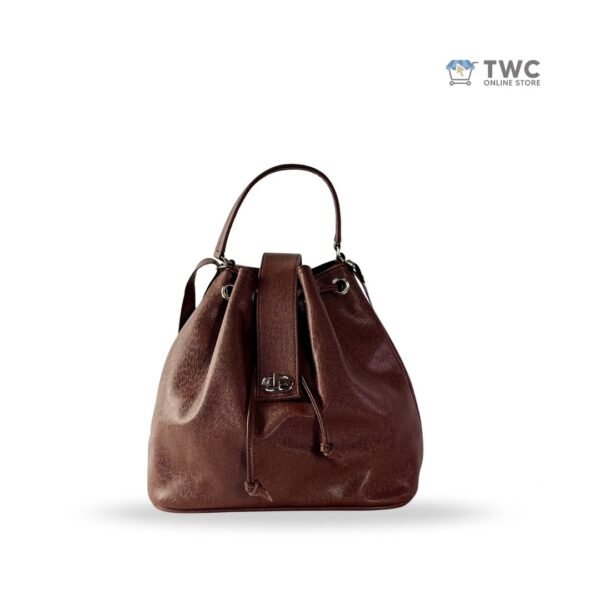 Cara Bucket Bag (Choco Brown)
