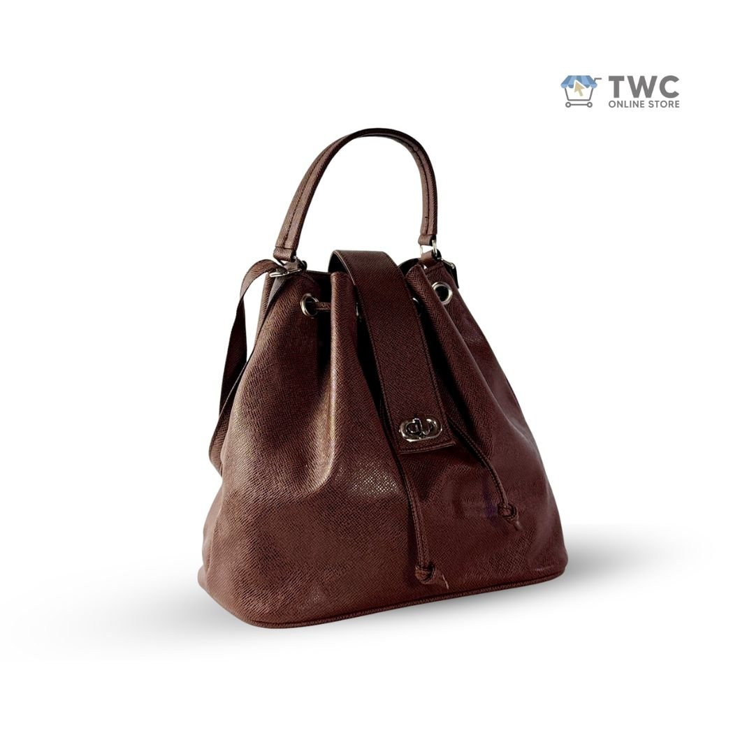 Cara Bucket Bag (Choco Brown) - Image 2