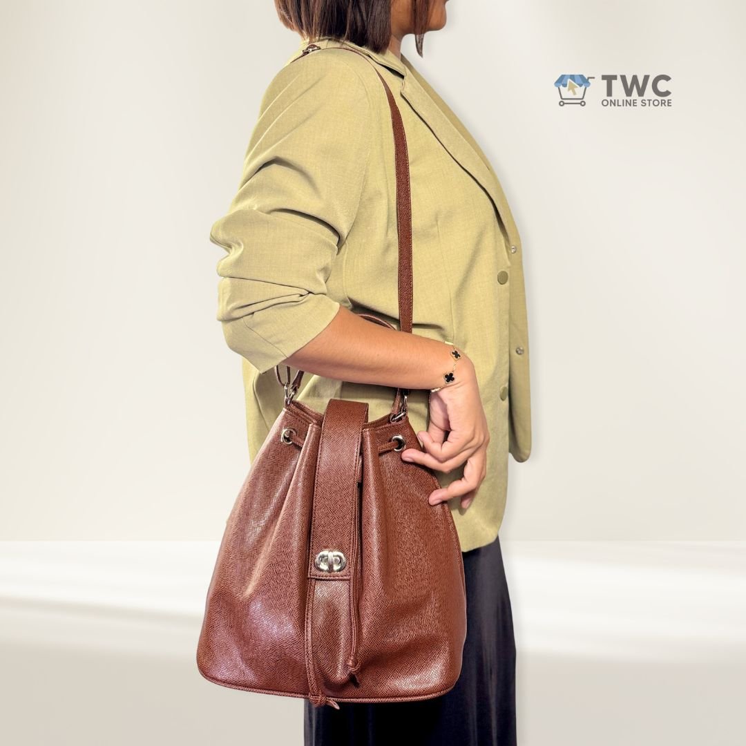 Cara Bucket Bag (Choco Brown) - Image 5