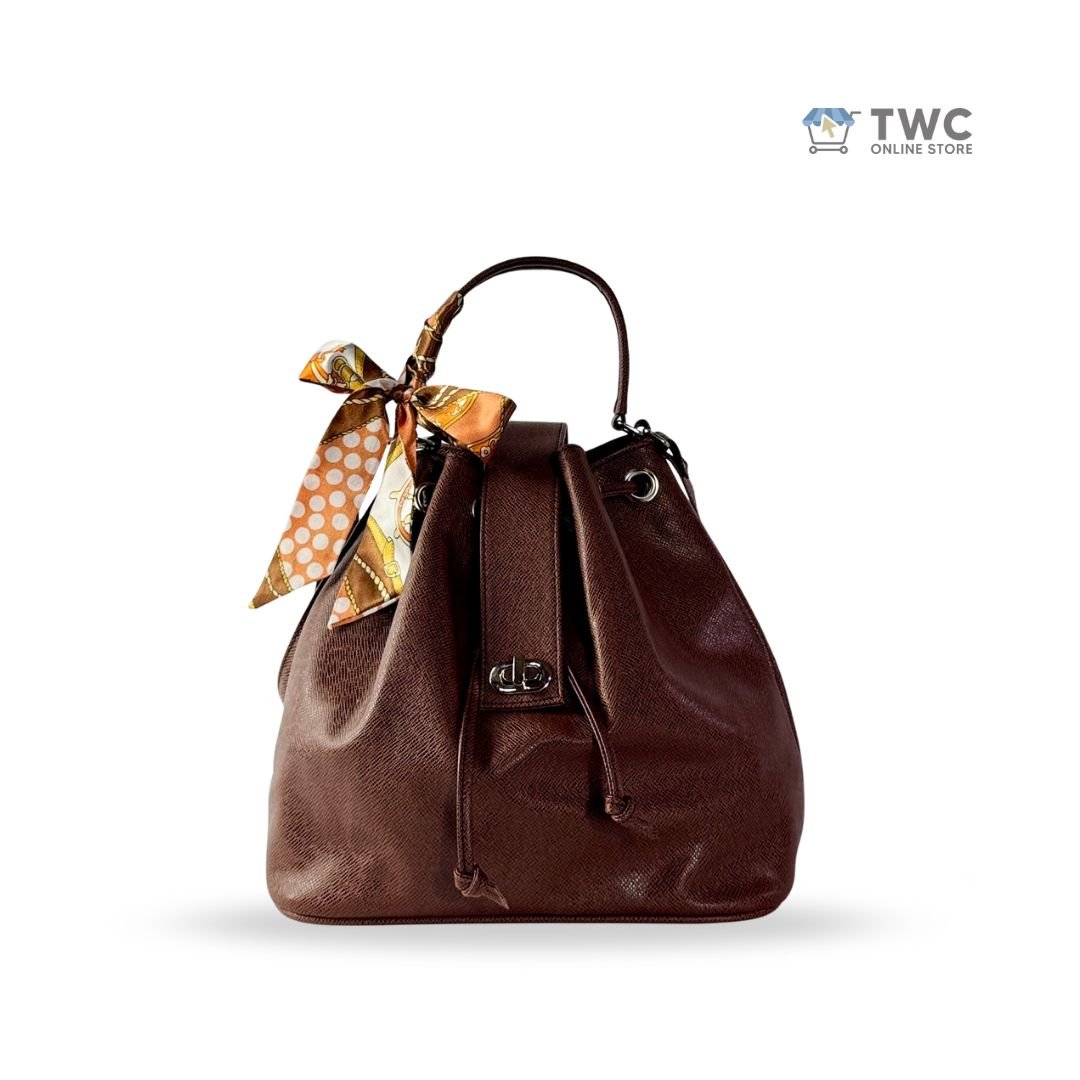 Cara Bucket Bag (Choco Brown) - Image 4