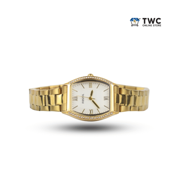 Fossil Bling Gold Watch (White Time Face) Fb007