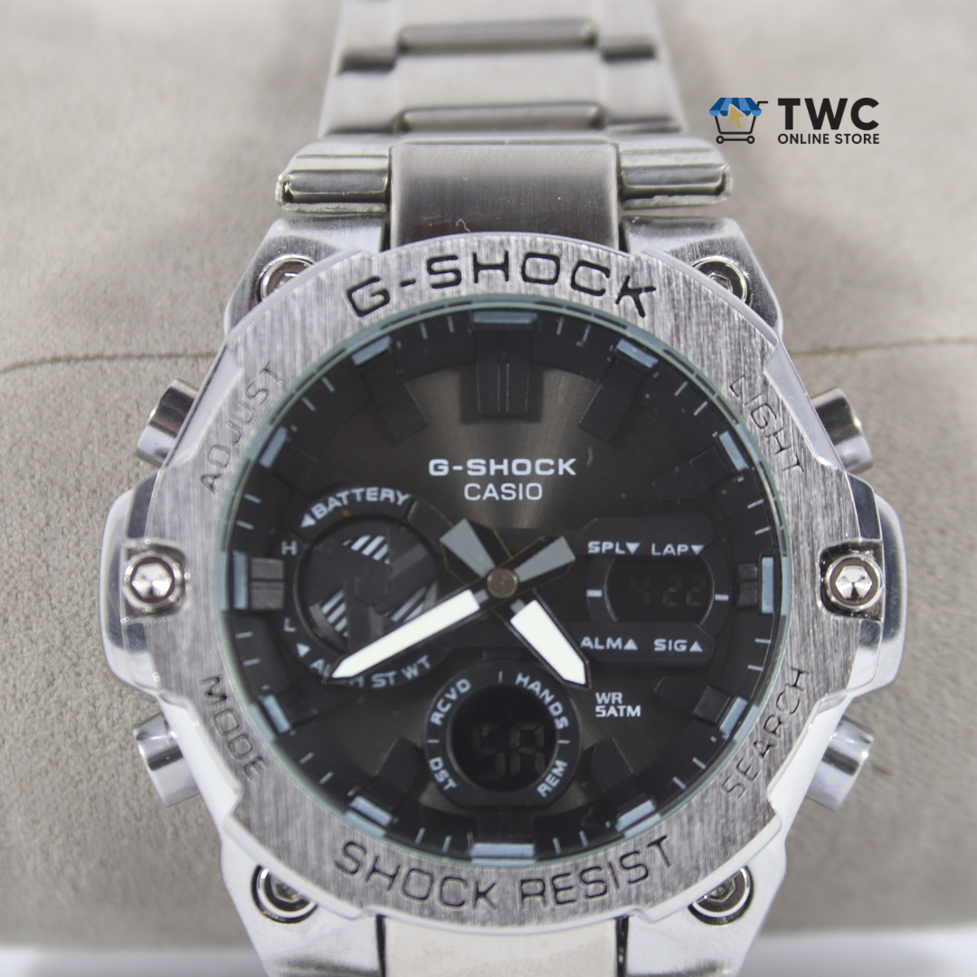 Gsteel Men's Watch (Black Time Face) Gt001 - Image 2