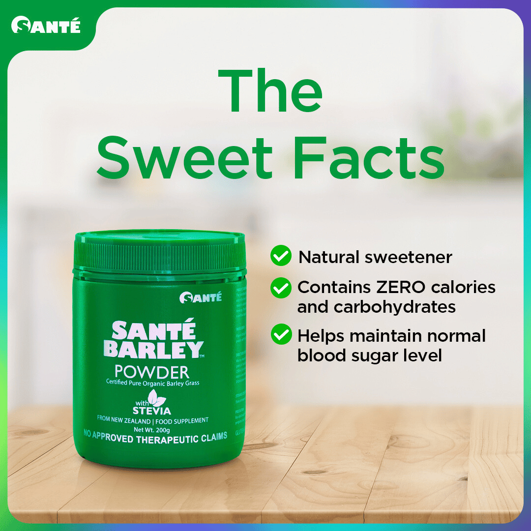 Santé Barley W/ Stevia Canister - Image 3